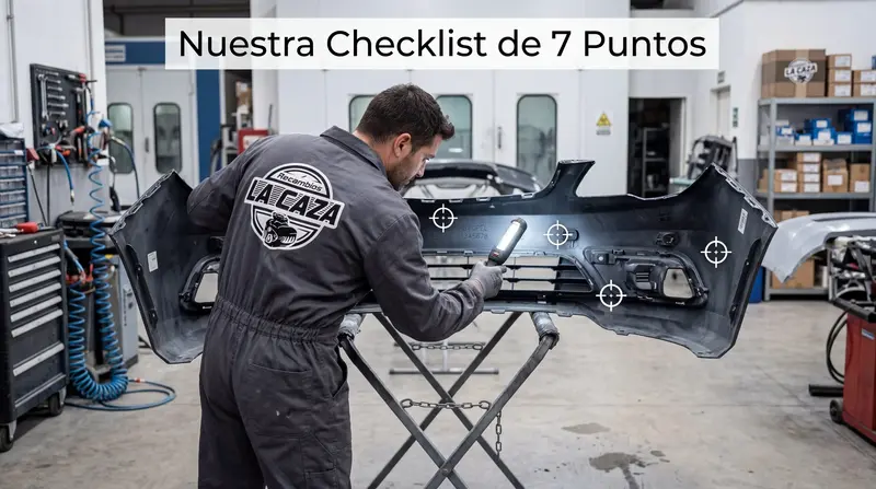 Qué Mira un Taller de Chapa y Pintura al Comprar un Paragolpes Usado: Los 7 Puntos Clave
